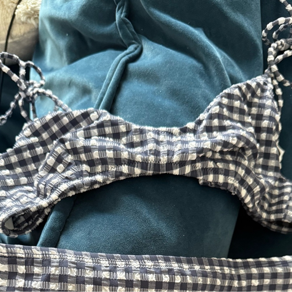 Gingham Checkered Bikini top